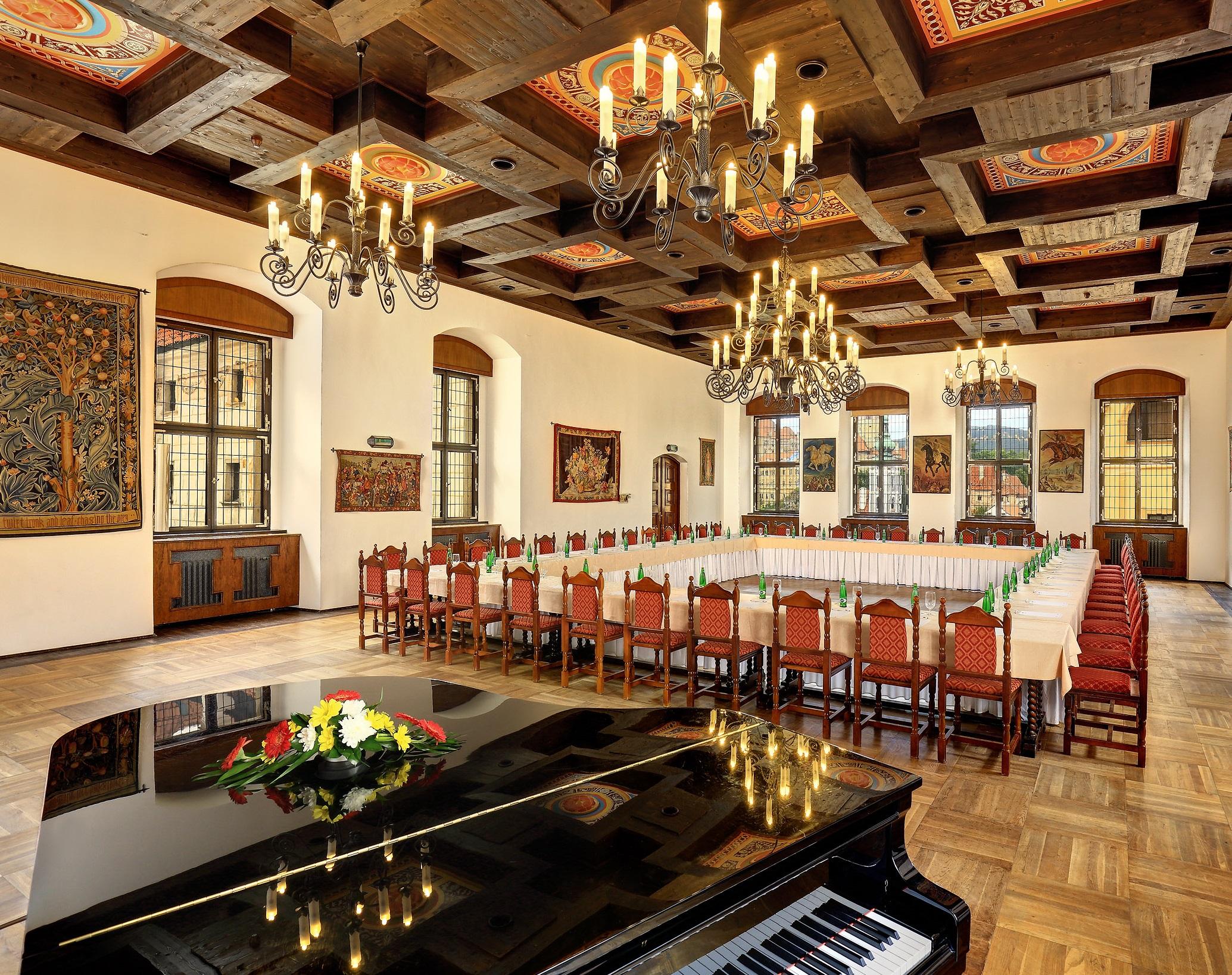 Hotel Ruze Cesky Krumlov Exterior foto The ballroom