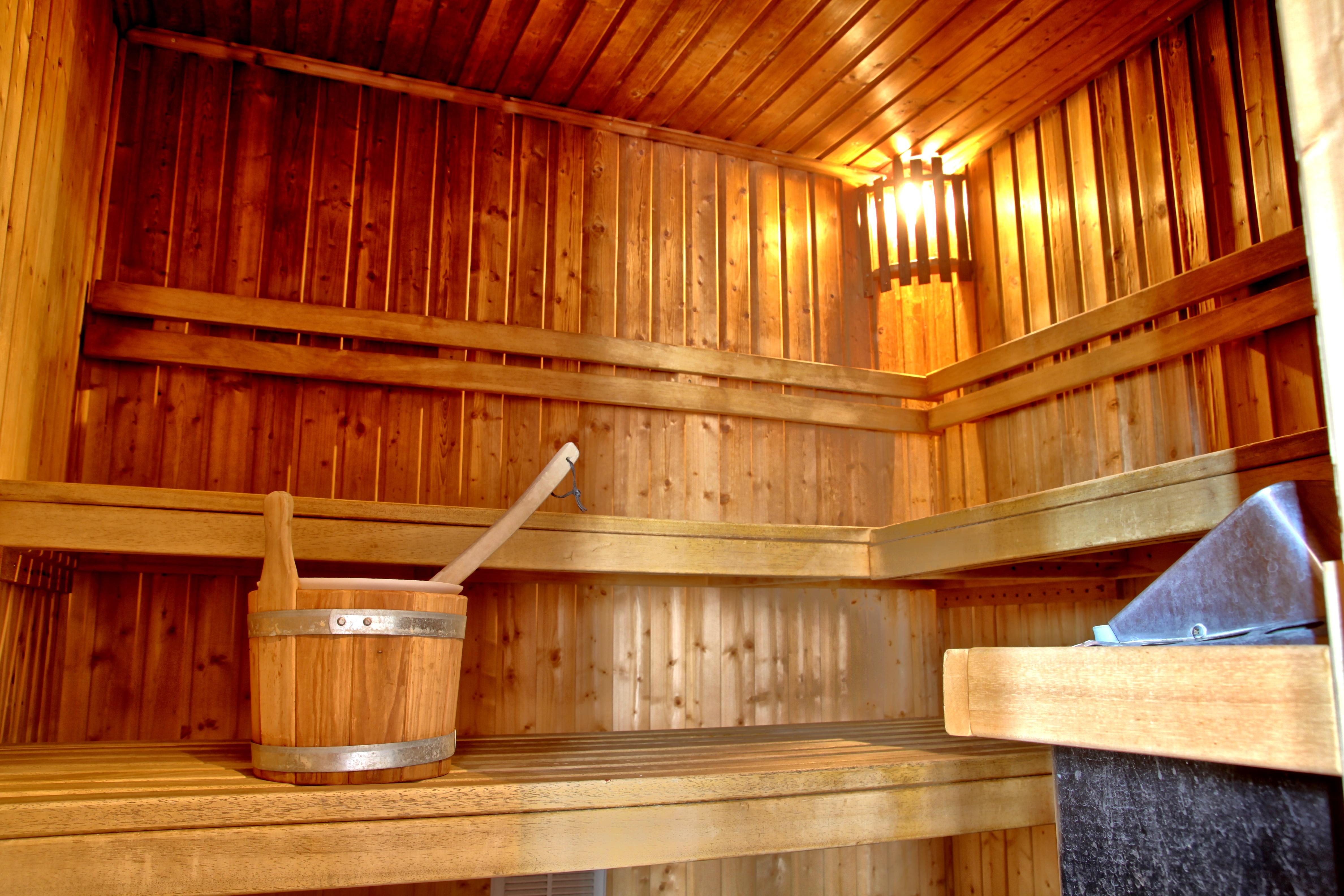 Hotel Ruze Cesky Krumlov Exterior foto A Finnish sauna