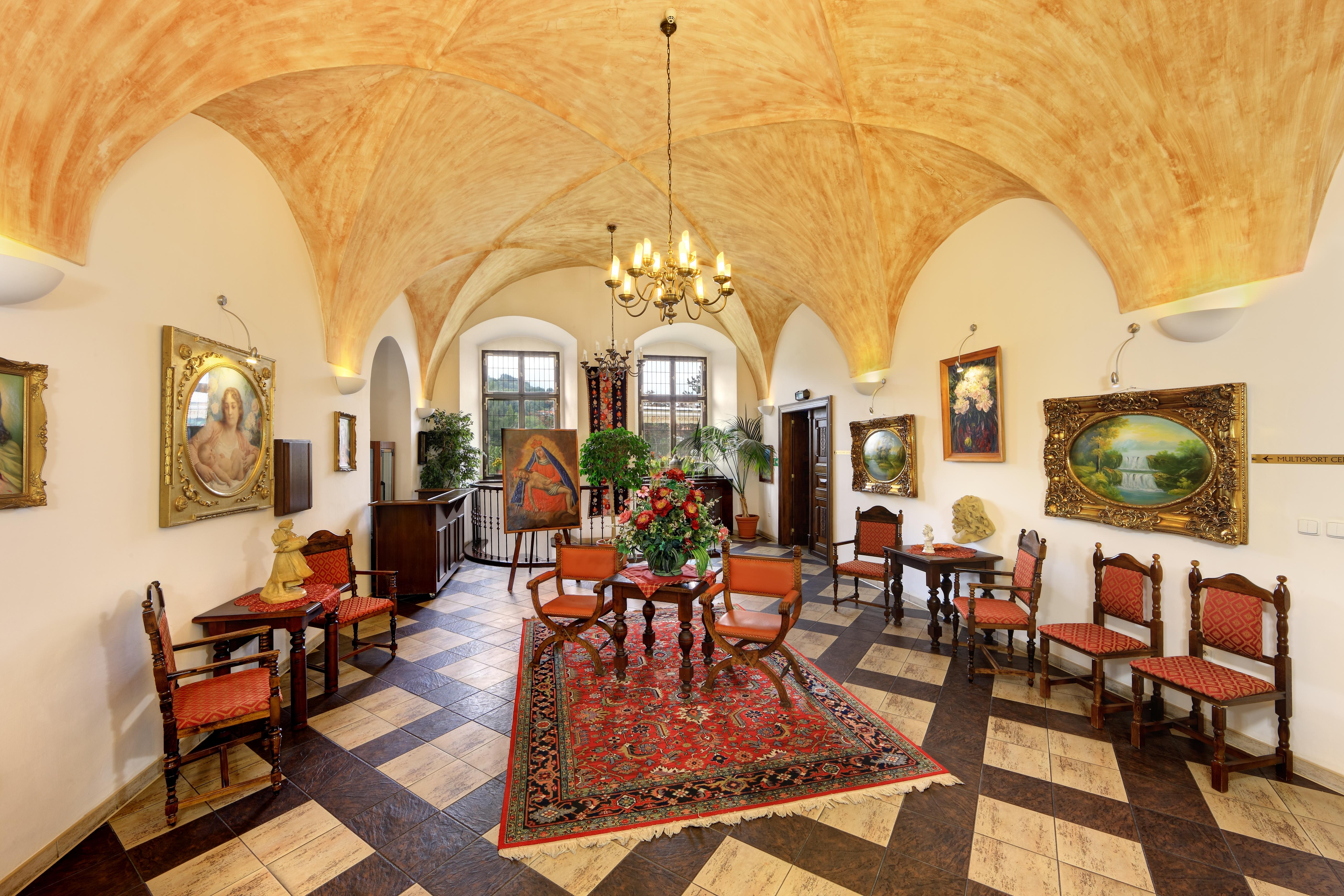 Hotel Ruze Cesky Krumlov Exterior foto The interior of the palace