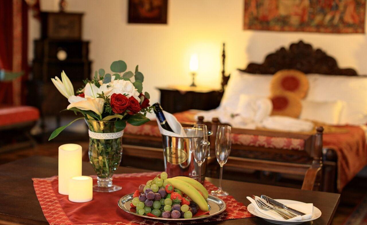 Hotel Ruze Cesky Krumlov Exterior foto A romantic setting