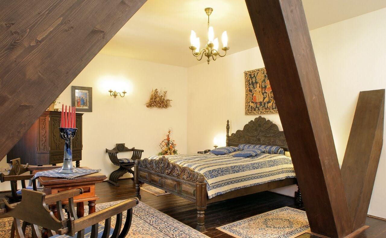 Hotel Ruze Cesky Krumlov Exterior foto The bedroom
